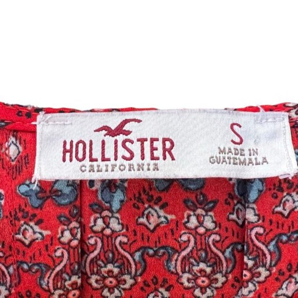 Hollister Red Flowy Tank - Picture 8 of 10